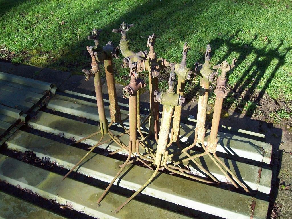 tekoop slangen met sproeiers, Ophalen, Gebruikt, Tuinslang