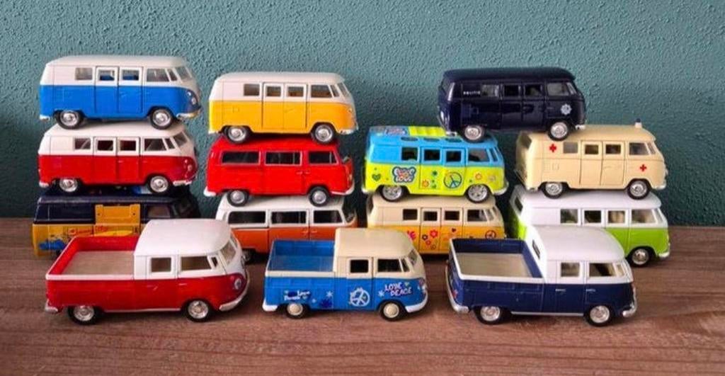 14 Volkswagen bus miniaturen, Ophalen
