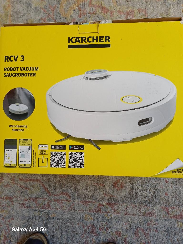 Karcher Robot stofzuiger, Ophalen, Zo goed als nieuw, Robotstofzuiger, Minder dan 1200 watt