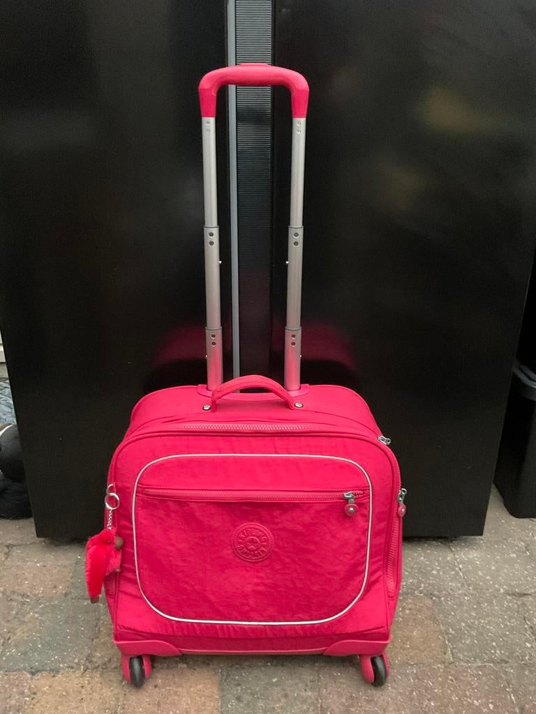 Nieuwe roze Kipling STORIA tas koffer trolley weekendtas, Ophalen, 30 cm of meer, Roze, Nieuw