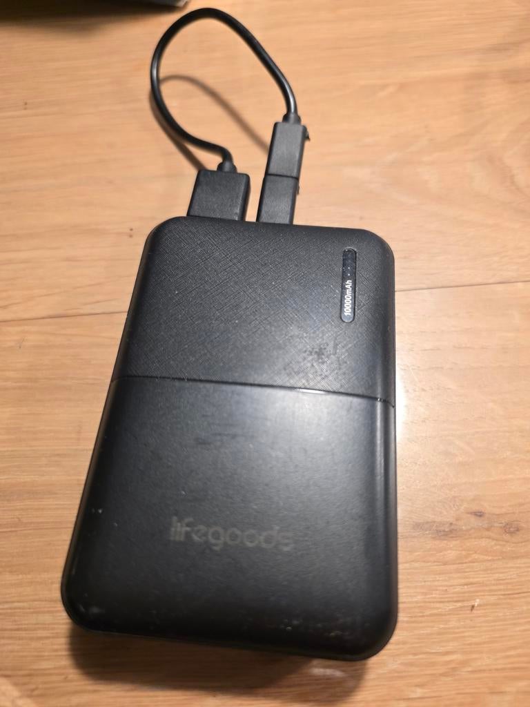 Lifegoods Powerbank 10000mAh - Draagbare Oplader, Ophalen of Verzenden, Gebruikt, Lifegoods