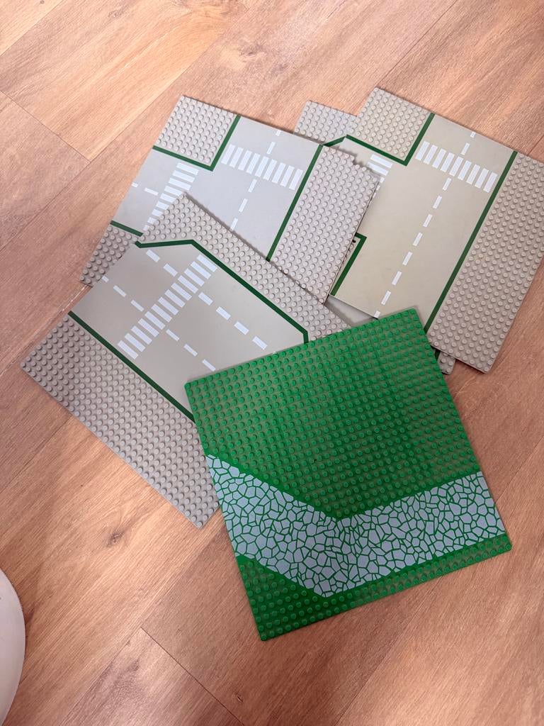 Grote partij LEGO met grondplaten, Ophalen, Lego, Losse stenen, Inclusief instructies