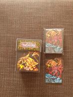 Yu-Gi-Oh Deck Box + Sleeves Egyptian God Cards, Ophalen of Verzenden, Speeldeck