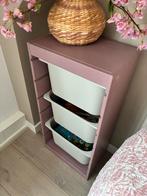 IKEA Trofast kast - Roze met opbergbakken, Ophalen, Gebruikt, Minder dan 50 cm, 90 tot 105 cm