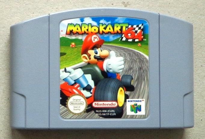 Mario Kart 64 voor de Nintendo 64, Spelcomputers en Games, Games | Nintendo 64, Gebruikt, Racen en Vliegen, 3 spelers of meer