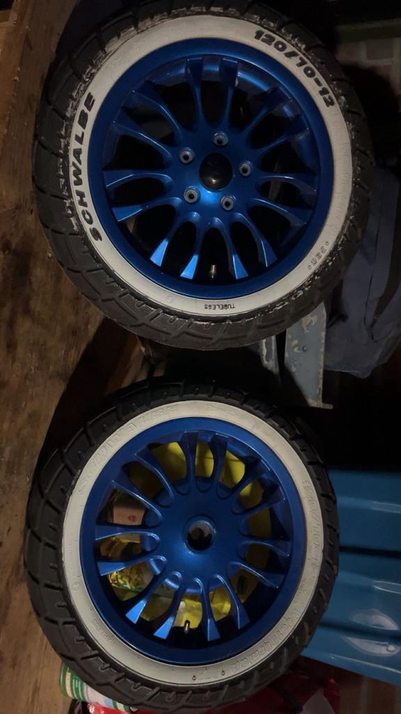Vespa sprint 12 inch velgenset, Motoren, Tuning en Styling, Ophalen