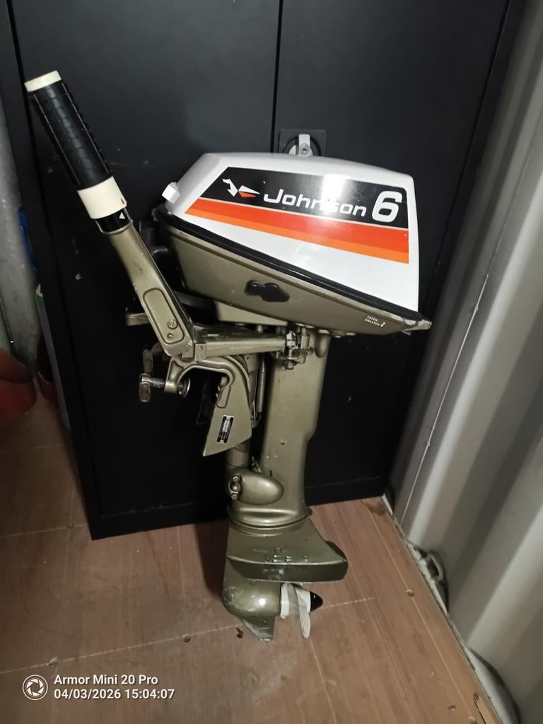 Vintage Johnson seahorse 6 pk 2 takt ruilen mogelijk, Ophalen, 5 tot 10 pk, Zo goed als nieuw, Buitenboordmotor