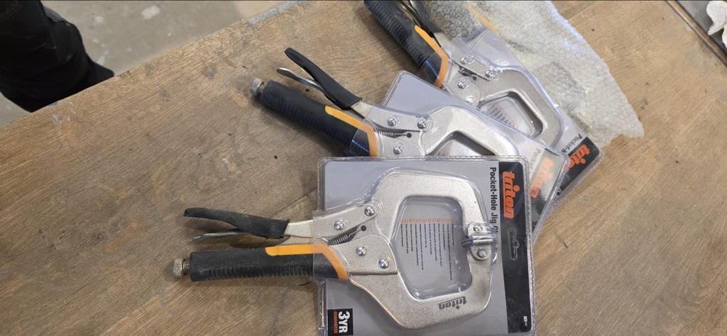 Triton Pocket-Hole Jig klemmen 75mm, Doe-het-zelf en Verbouw, Ophalen of Verzenden, Nieuw