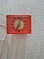 Jaren 70 wekker van de Hema, Witgoed en Apparatuur, Wekkers, Ophalen of Verzenden, Zo goed als nieuw, Analoog