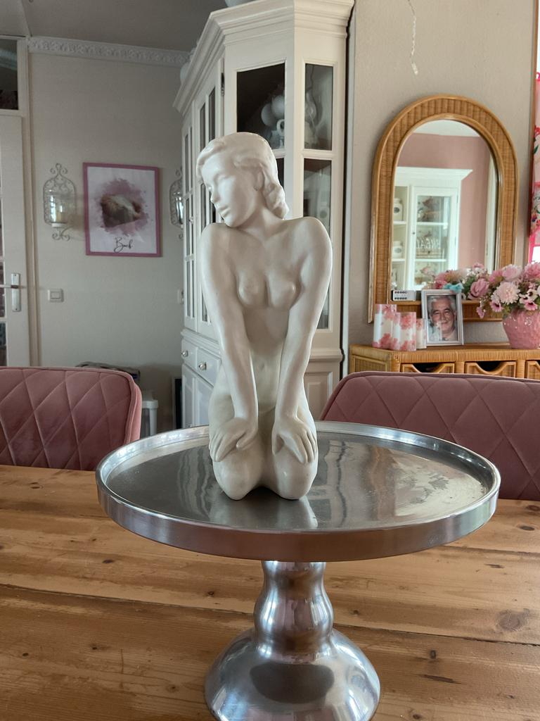 Rosenthal beeldje 'Seated Nude' - Lore Friedrich Gronau, Ophalen of Verzenden, Beeld, 20 - 50 cm, Gemerkt