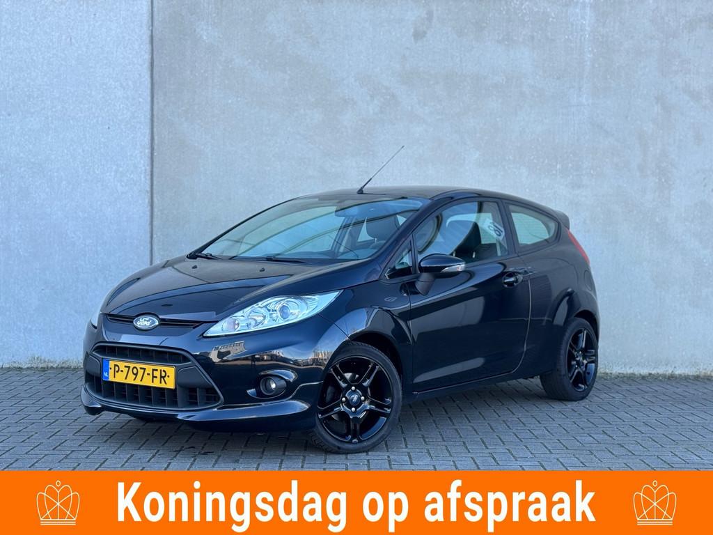 Ford Fiesta 1.4 ST LINE CLIMAT ELEK PAKKET LMV, Voorwielaandrijving, 31 €/maand, Zwart, Bedrijf