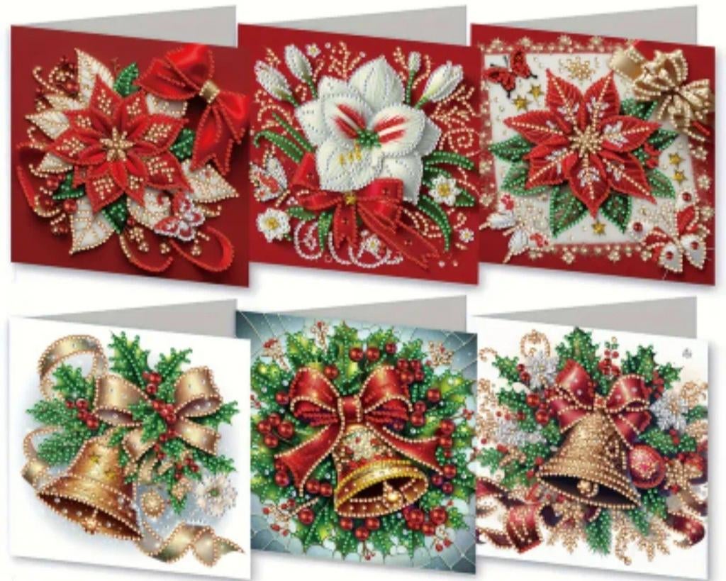 Diamond painting kerstkaarten, Ophalen of Verzenden, Nieuw, Kerst, Overige typen
