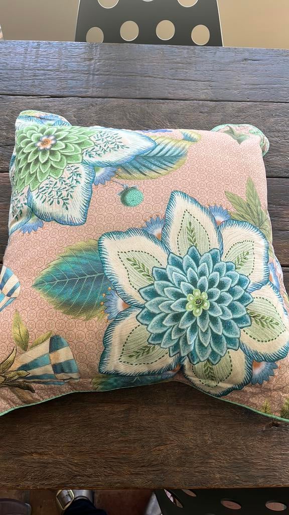 PIP Studio kussen 45x45 blauw, Ophalen of Verzenden, Zo goed als nieuw, Blauw, Vierkant