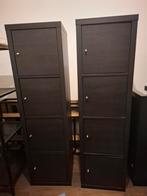 2 Ikea Kallax kasten met deurtjes, Huis en Inrichting, Ophalen, Zo goed als nieuw