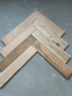 Ca 65m2 Eikenhouten multiplank visgraat vloer & rechte plank, Ophalen, Vloerdelen of -planken, Zo goed als nieuw, 10 m² of meer