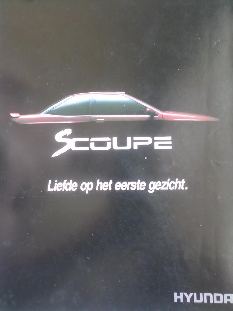 Hyundai S Coupe Brochure 3, Ophalen of Verzenden, Zo goed als nieuw, Overige merken