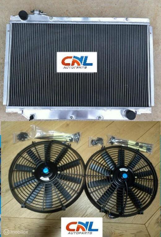 Radiateur+FANS 90-98 Toyota Land cruiser 80 HZJ80 HDJ80 FZJ