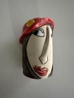 Wijnfles Dop aardewerk handwerk Steijl Tegelen Limburg, Ophalen of Verzenden, Zo goed als nieuw, Italië, Overige typen