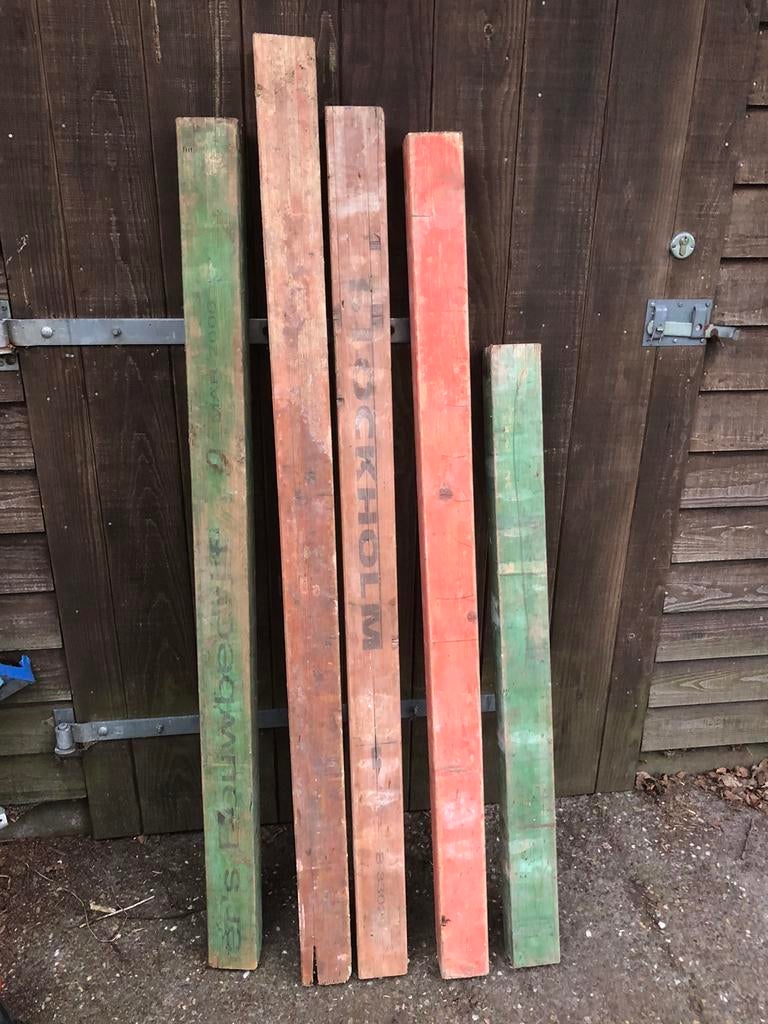 metselprofielen balken stel palen, Tuin en Terras, Ophalen, Gebruikt, Minder dan 180 cm, Balken