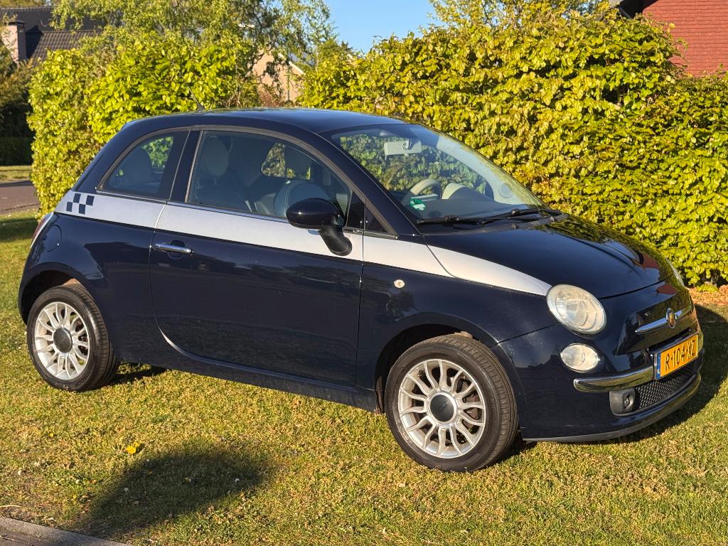 Fiat 500 1.2 C 2010 airco,nw APK, pano dak, leder, CarPlay, Voorwielaandrijving, 1242 cc, 4 cilinders, 840 kg