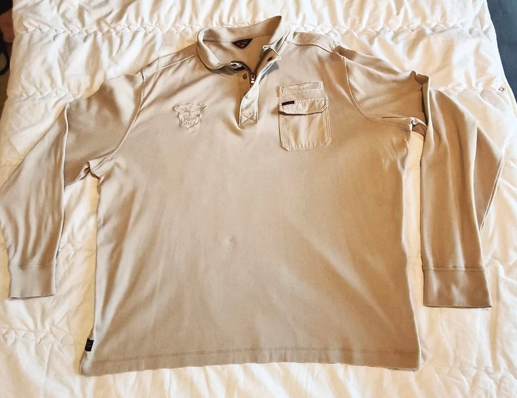 PME Legend polo lange mouwen. 3xl, Kleding | Heren, Polo's, Blauw, Overige maten, Ophalen of Verzenden, Zo goed als nieuw