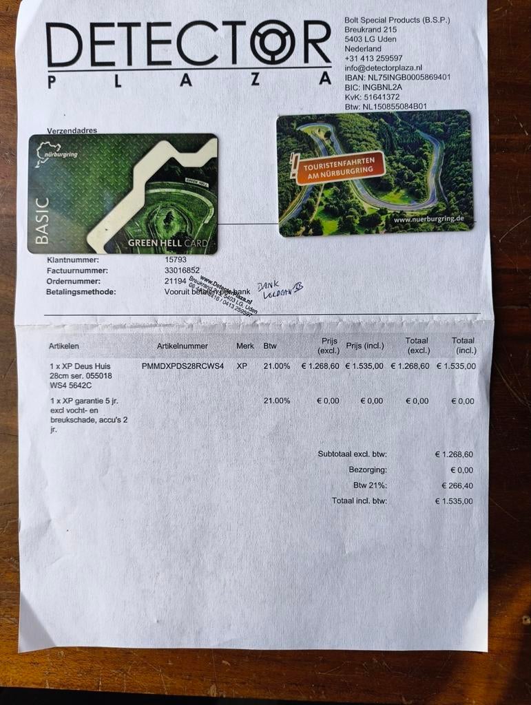 Deus XP Metaaldetector, Hobby en Vrije tijd, Metaaldetectors, Ophalen of Verzenden, Zo goed als nieuw, Meer dan 30 cm, XP