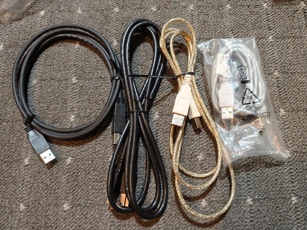 kabels usb A naar usb B, Ophalen of Verzenden, Zo goed als nieuw