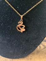 Zwanen ketting Met oorbellen van roestvrij staal hh, Overige materialen, Onbekend, Nieuw, Ophalen of Verzenden