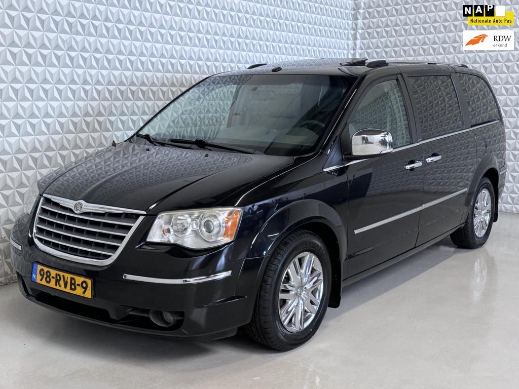 Chrysler Town & Country 4.0 V6 Automaat 7-persoons Leer Navi, Auto's, Chrysler, Gebruikt, Overige modellen, 7 stoelen, Zwart