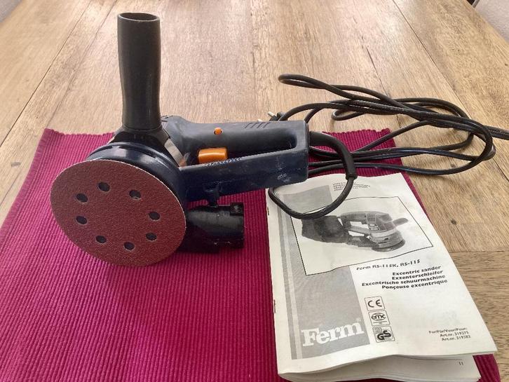 Excentrische schuurmachine, Doe-het-zelf en Verbouw, Gereedschap | Schuurmachines, Gebruikt, Excentrische schuurmachine, Minder dan 600 watt