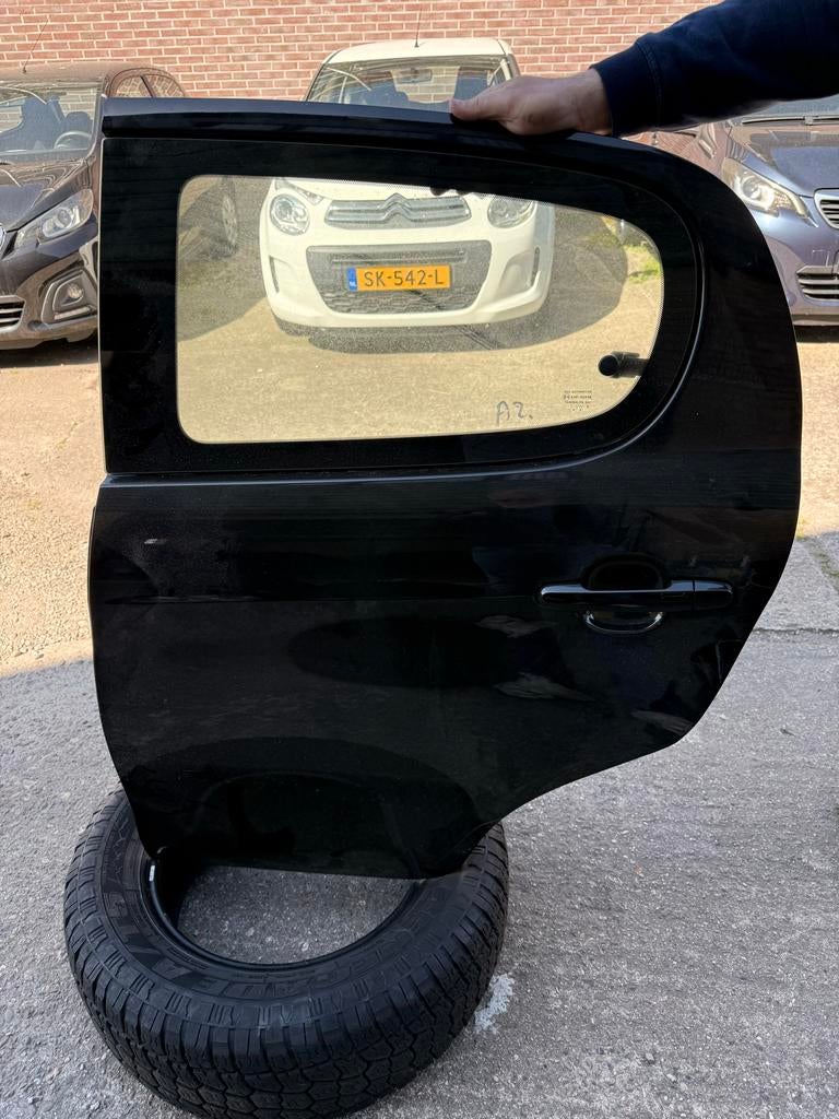 Achterdeur linksachter Toyota Aygo/Citroën C1/Peugeot 107, Ophalen, Gebruikt, Citroën, Deur