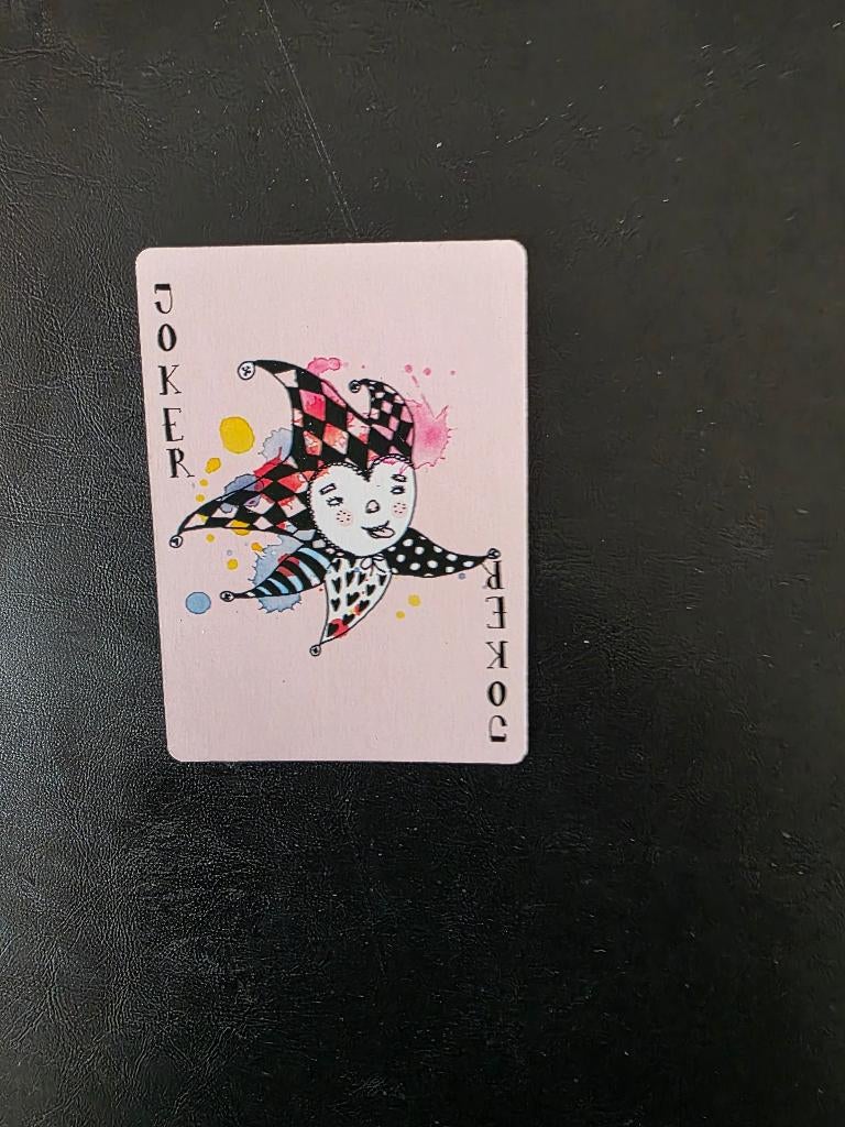 Joker Roze, Verzamelen, Speelkaarten, Jokers en Kwartetten, Ophalen of Verzenden, Zo goed als nieuw, Joker(s)