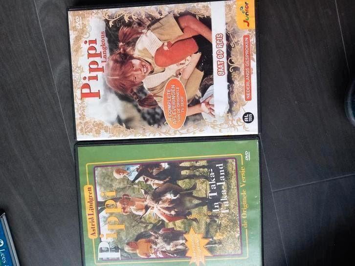DvD Pippi Langkous 2x, Ophalen of Verzenden, Zo goed als nieuw, Avontuur, Film