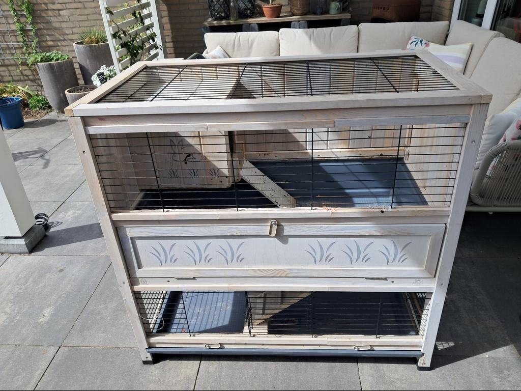 Konijnenhok, Dieren en Toebehoren, Ophalen, 110 cm of meer, Hok, 90 cm of meer