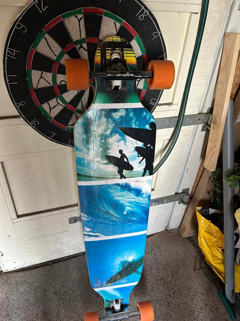 Longboard, Sport en Fitness, Skateboarden, Ophalen, Zo goed als nieuw, Longboard