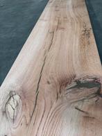 Amerikaans eiken plank, 40mm dik, messing gevuld, Doe-het-zelf en Verbouw, Hout en Planken, Ophalen, 25 tot 50 mm, Eiken, Nieuw