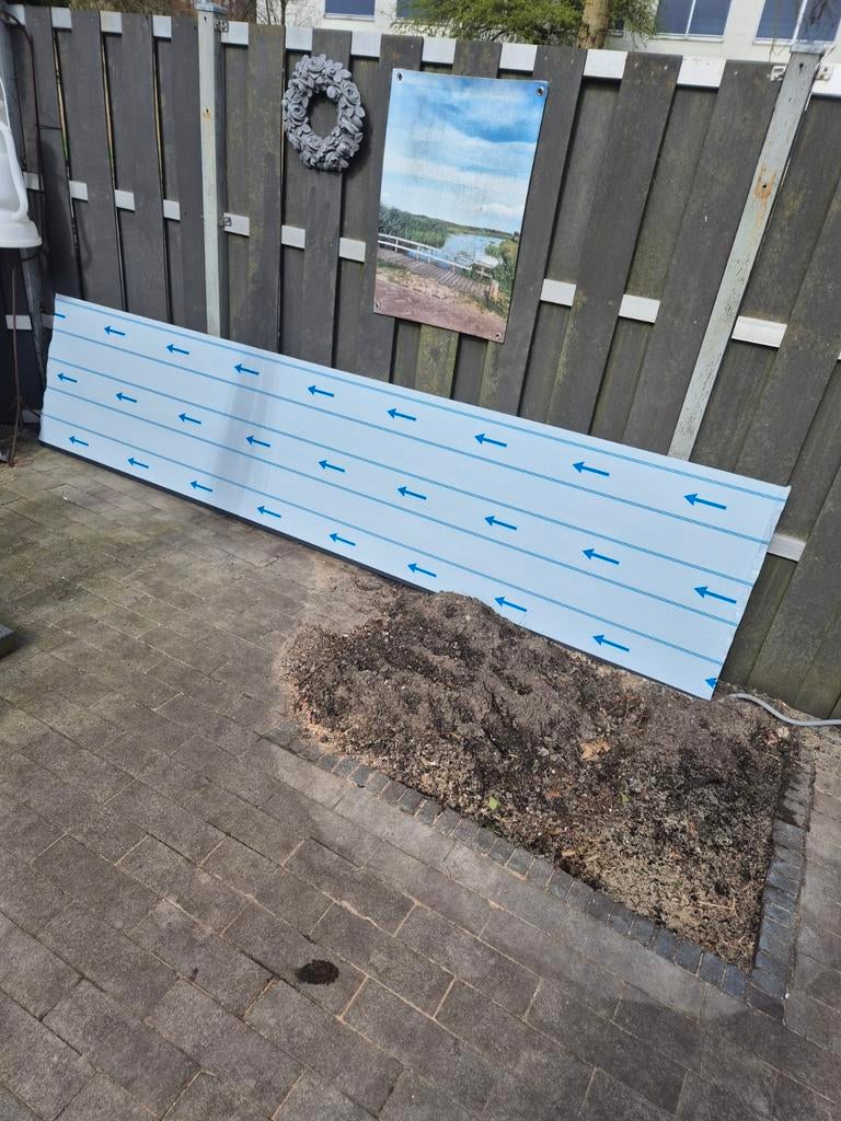 ANTRACIET TRESPAPLAAT 0.71m x 3.06m 6mm dik, Ophalen of Verzenden