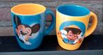 2 mokken Mikey en Pinocchio Disneyland, Ophalen, Overige stijlen, Kop(pen) en/of Schotel(s)