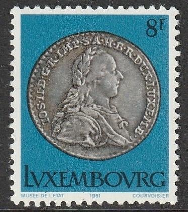 Luxemburg 1981 1027 Munt 8f, Postfris, Ophalen of Verzenden, Luxemburg, Postfris