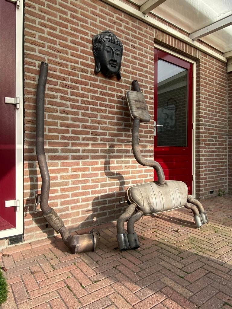 Originele Uitlaat Audi S3 8V (2015) - Gebruikt, Auto-onderdelen, Uitlaatsystemen, Ophalen of Verzenden, Gebruikt, Audi