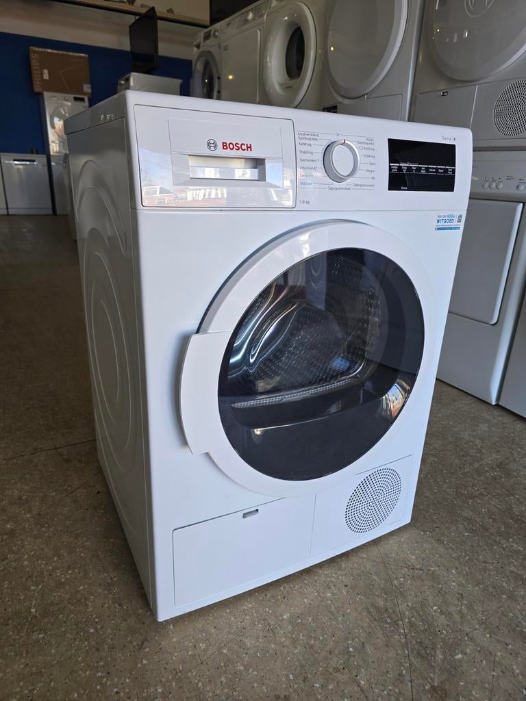 Bosch Serie 6 condensdroger | 8 kilo | Gratis thuis 🚚✅️, Jirnsum, Anti-kreukfase, 8 tot 10 kg, Zo goed als nieuw