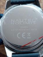 Stoere Nautec NoLimit Chronograaf Horloge met Leren Bandje, Verzenden, Zo goed als nieuw, Leer, Overige merken