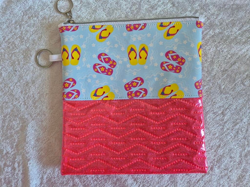 Make- up tasje slipper print, Sieraden, Tassen en Uiterlijk, Uiterlijk | Cosmetica en Make-up, Ophalen of Verzenden, Gehele gezicht