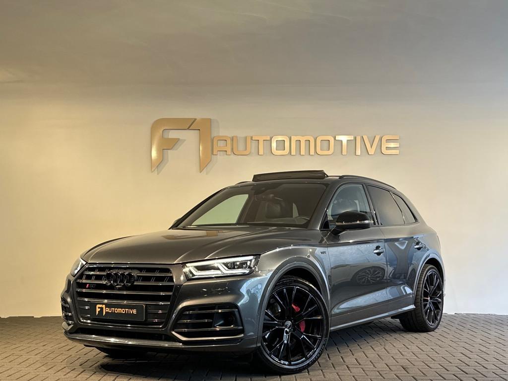 Audi SQ5 3.0 TFSI quattro Pano|HuD|Sfeer|Keyles|Trekhaak|B&O, Auto's, Audi, Automaat, Gebruikt, 2995 cc, Leder