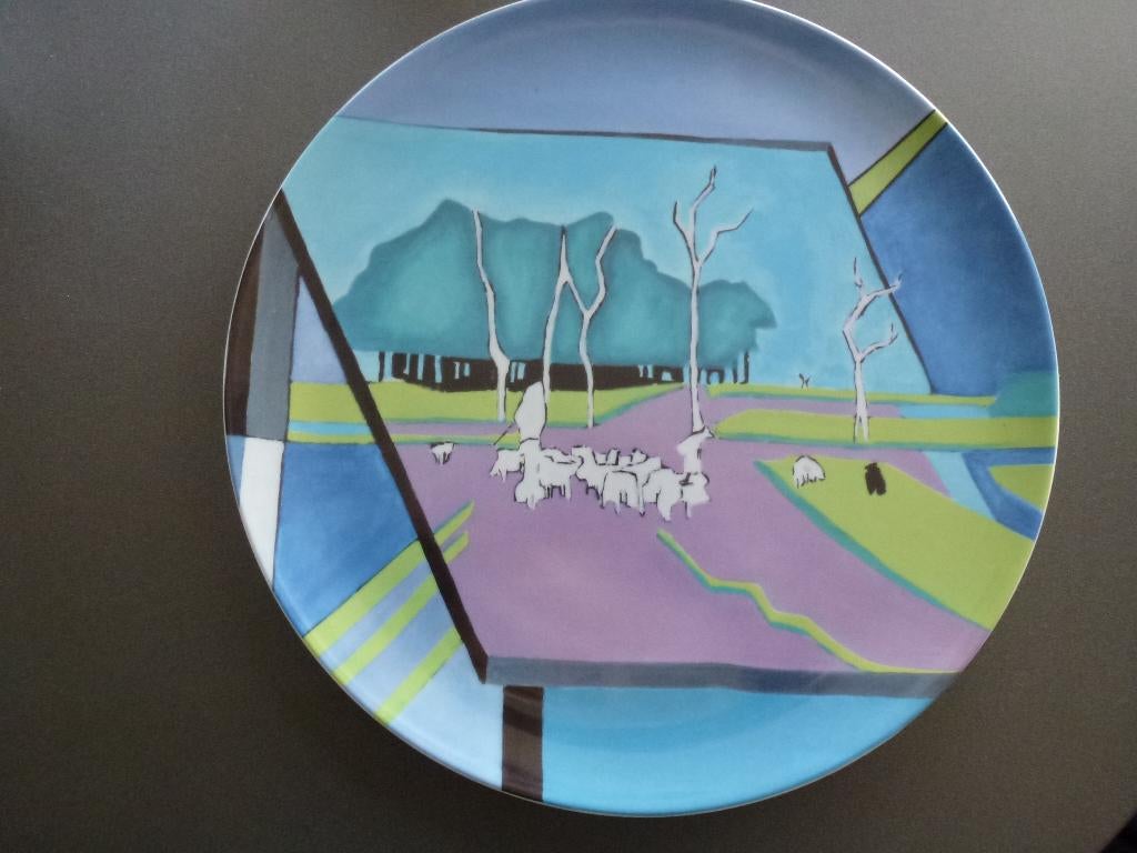 Taste of Art bord "Inspiratie van Laren" Han Perier 2000, Antiek en Kunst, Kunst | Designobjecten, Ophalen of Verzenden