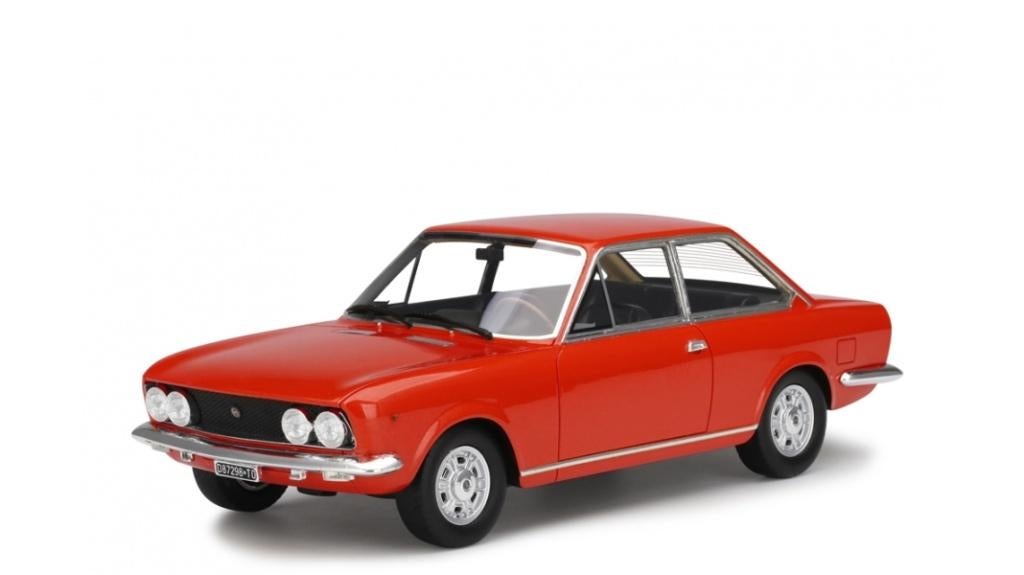 1:18  Fiat 124 Sport Coupe 1969  -  Nu € 101,15, Hobby en Vrije tijd, Modelauto's | 1:18, Overige merken, Laudoracing, Auto, -