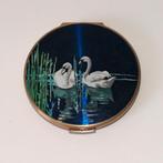 Stratton vintage poederdoos met emaille  50's, Ophalen of Verzenden