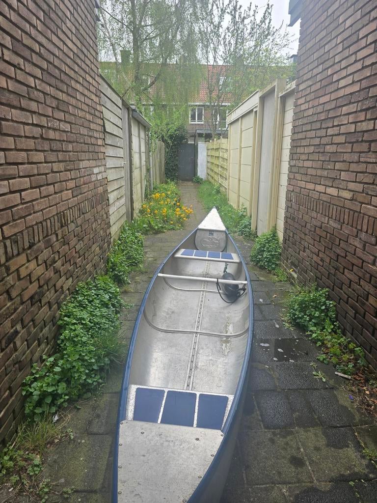 Linder Aluminium Kano Inkas 495 - Robuust en Stabiel, Watersport en Boten, Ophalen, Gebruikt, Twee personen, Canadese kano of Open kano