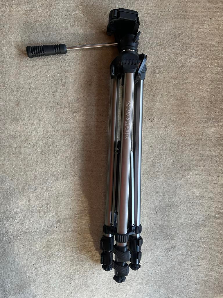 Vanguard VT-528 Professioneel Foto/Video Statief, Nieuw, 150 tot 175 cm, Met balhoofd, Ophalen of Verzenden