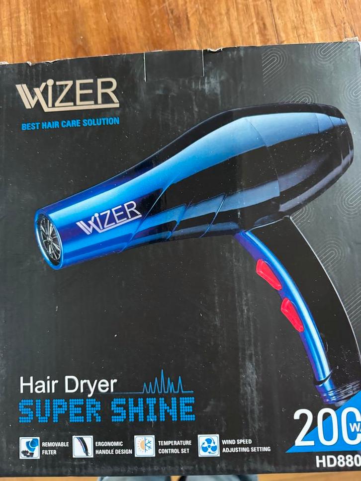 Wizer Föhn Super Shine HD880, Sieraden, Tassen en Uiterlijk, Uiterlijk | Haarverzorging, Nieuw, Föhn of Haardroger, Ophalen of Verzenden